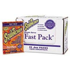 Sqwincher 159015304 Fast Pack Drink Mix Orange 0.6 fl oz Pack 200 Count