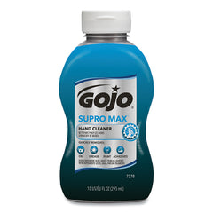 Gojo 7278-08 SUPRO MAX Hand Cleaner 10 fl oz Heavy Duty Hand Cleaner Squeeze Bottle Pack of 8