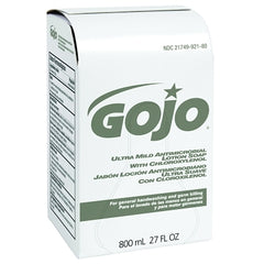 Gojo 9212-12 Ultra Mild Antimicrobial Lotion Soap with Chloroxylenol, 800 mL