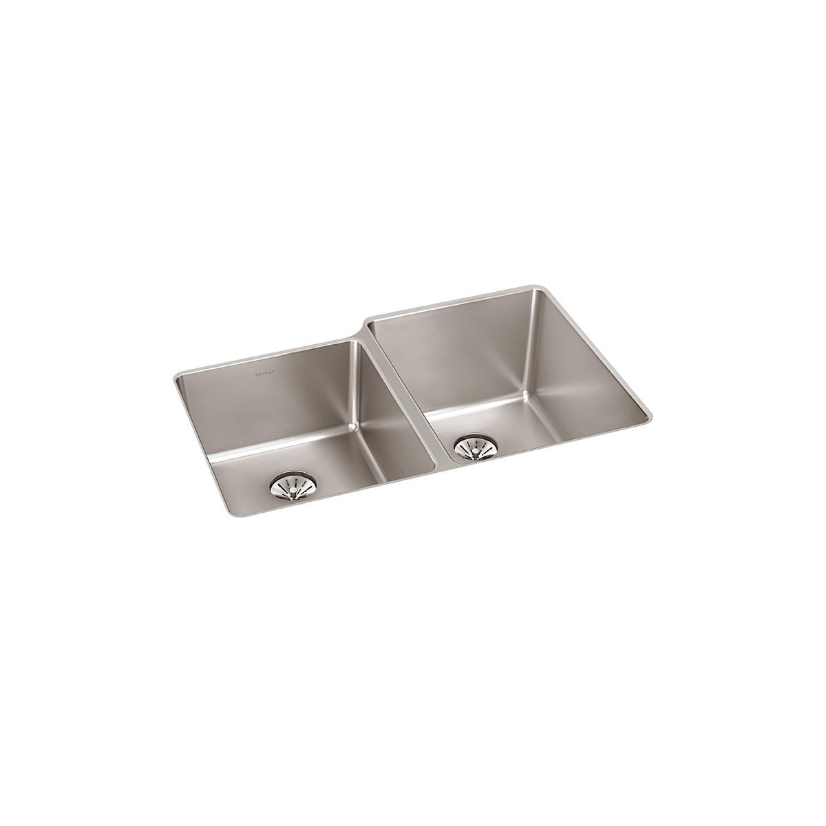 BSC PREFERRED Bsc Preferred ELUHH3120LTPD Double Bowl Undermount Sink