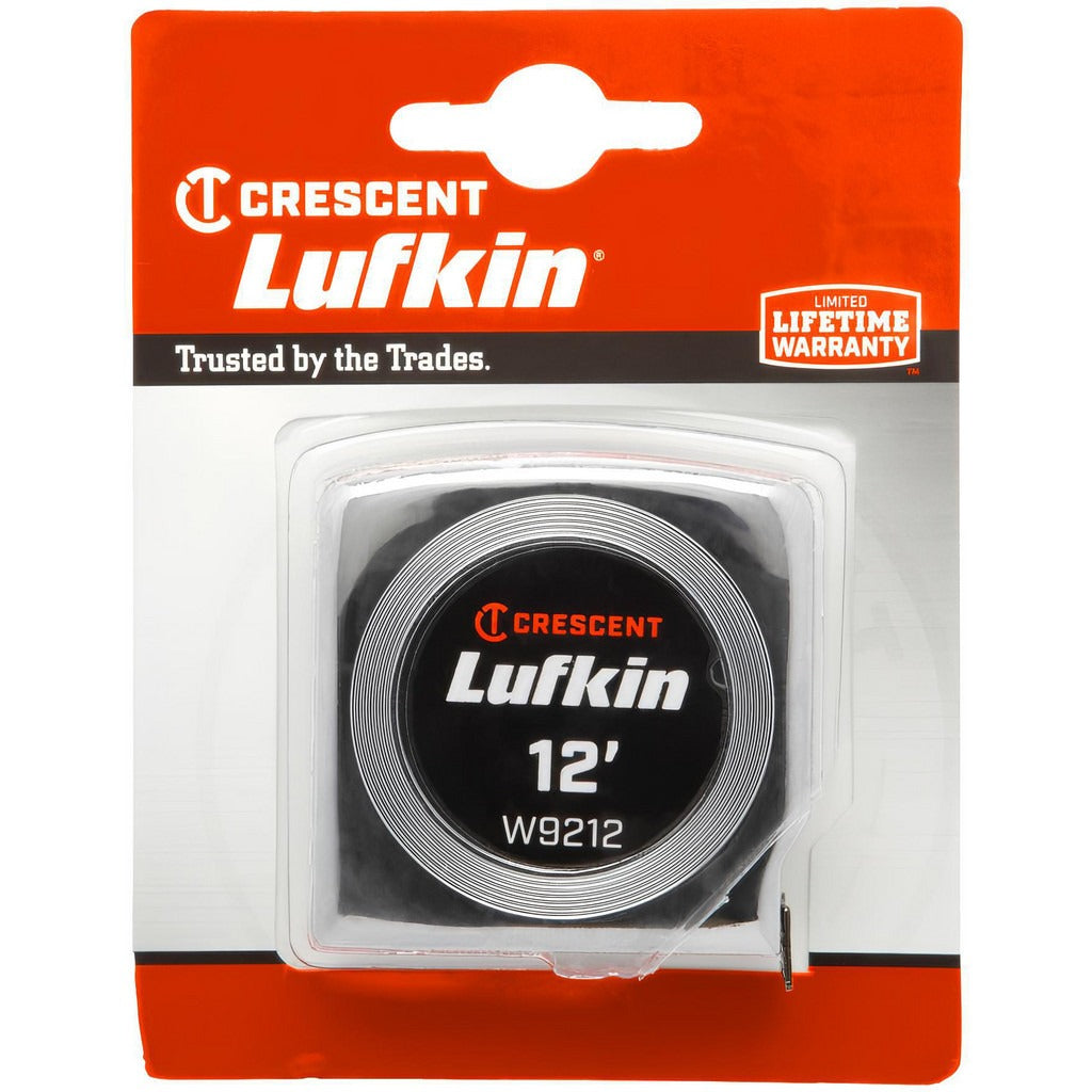LUFKIN Lufkin W9212 Tape Measure 12 Ft 1/2 Inch Steel Case