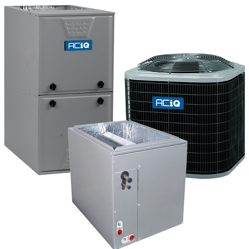 ACIQ Aciq R5A5S60AKAWA / EAM5X60M24A / G96VTN1202422 Gas Furnace and Air Conditioner System 120,000 BTU (5 Ton)