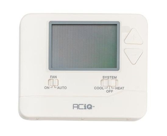 ACIQ Aciq STN701 Non-Programmable 1H/1C Large Display Thermostat Dual Powered (Single-Stage)