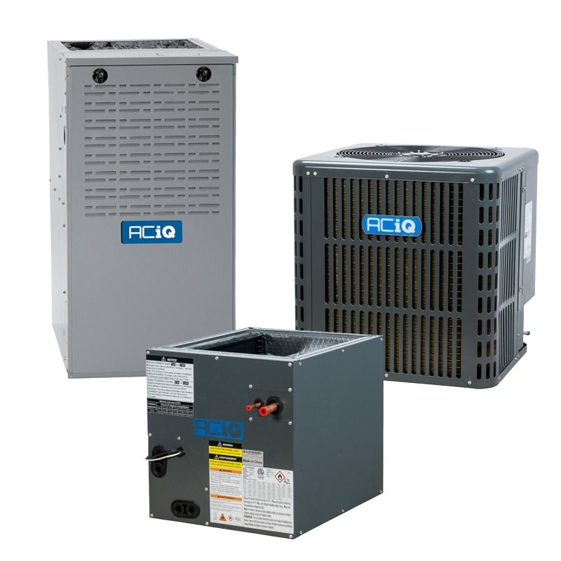 ACIQ Aciq AC-I-18AC14 1.5 Ton 14.3 SEER2 40,000 BTU Furnace and AC System (Multi-Positional) N80MSN0451714A