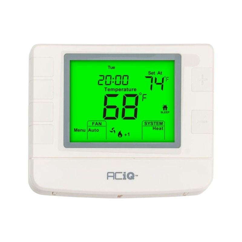 ACIQ Aciq STN2020 7-day programmable 1H/1C thermostat battery or 24V (single stage)