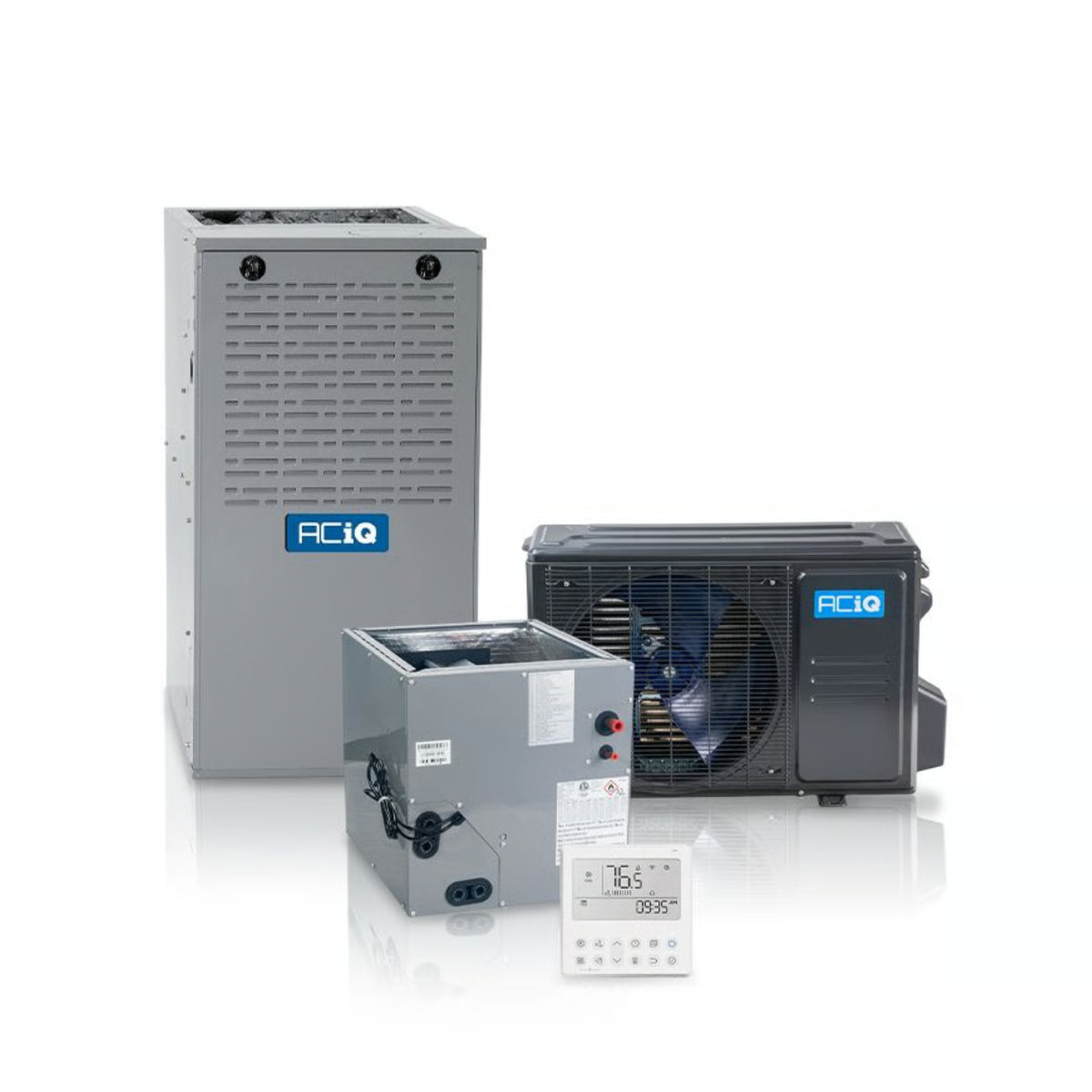ACIQ Aciq Aciq-24-EHPD Hybrid 2 Ton 16 SEER2 80% AFUE 70,000 BTU (2 Ton Package Aciq-24-ACL-14-B / N80MSN0701412A)