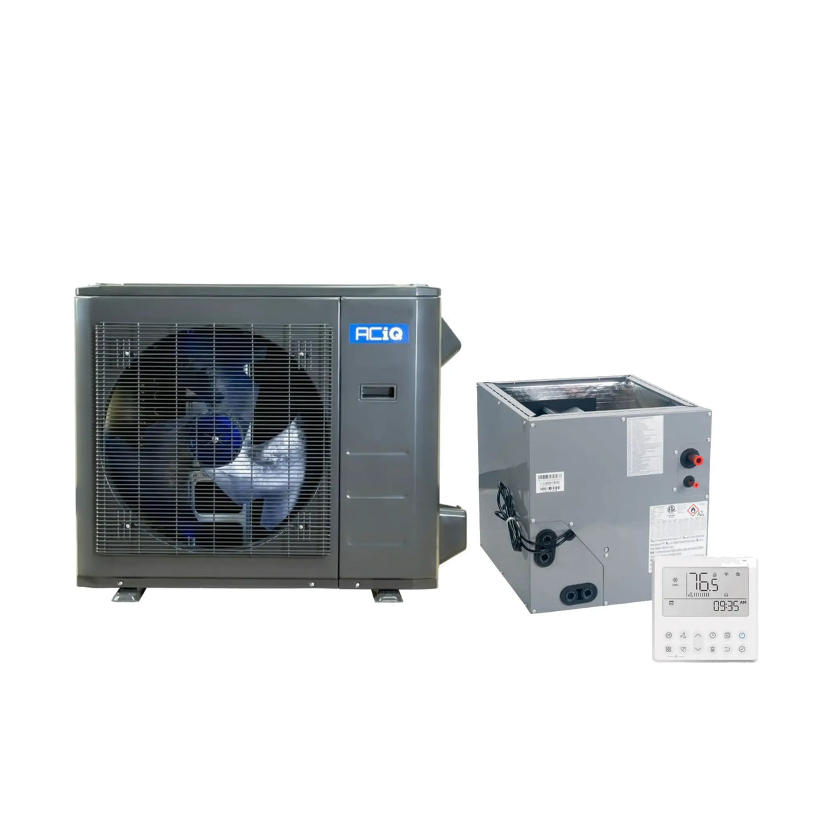 ACIQ Aciq Aciq-48-EHPD / Aciq-60-ACL-B 4 Ton 14.8 SEER2 Central Heat Pump with 24.5 inches Multi-Positional Cased Coil (R454B) Replaces Aciq-48-EHPB