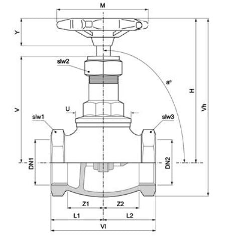 APOLLO VALVES Apollo Valves 3316801 121T Globe Valve (2 in)