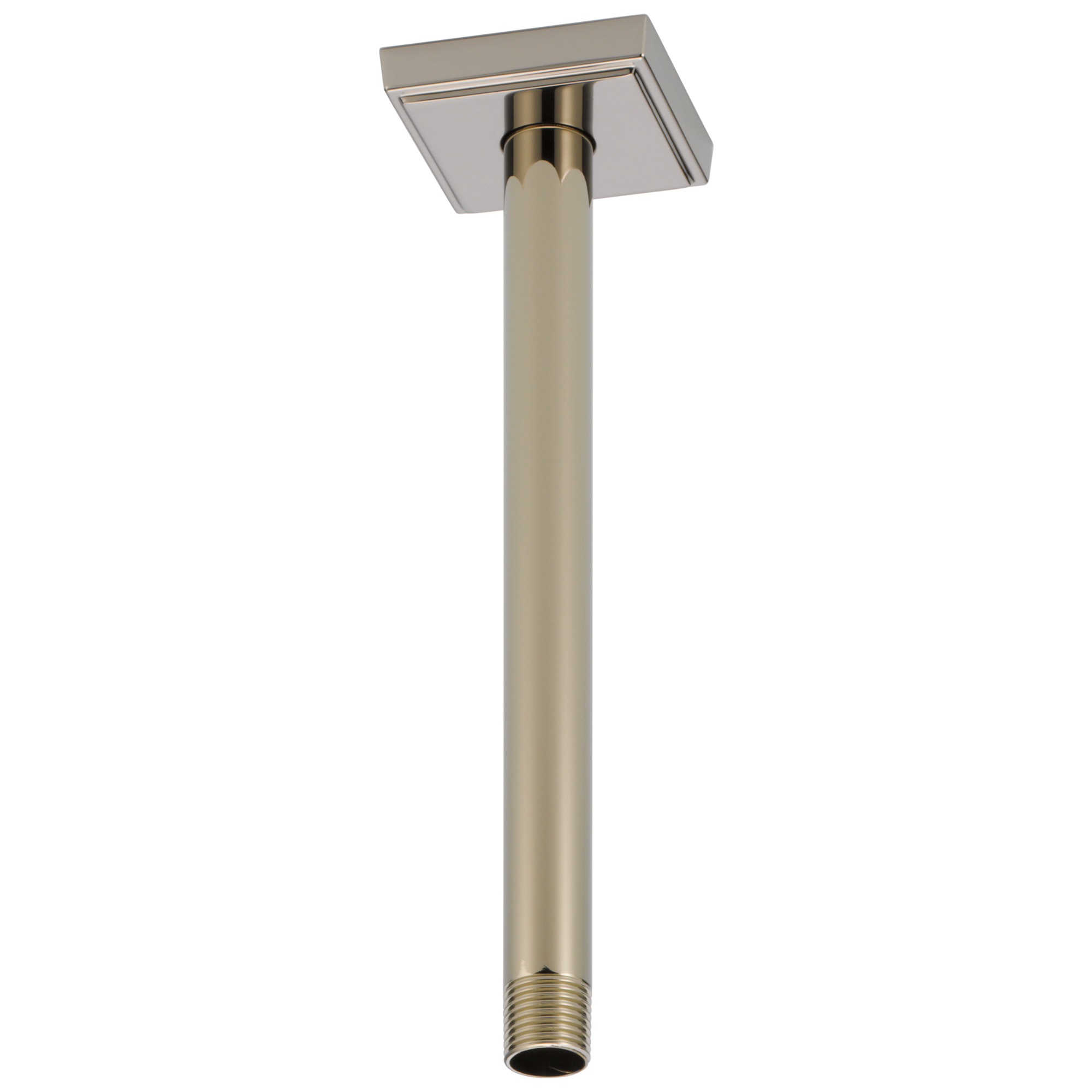 BRIZO Brizo RP70765PN 10 Inch Ceiling Mount Shower Arm and Square Flange (10 Inch)