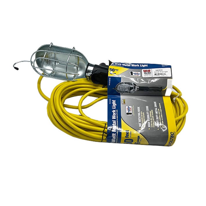 WAL-RICH Wal-Rich 1802022 16/3 50 Ft. Drop Light (Pack of 6)