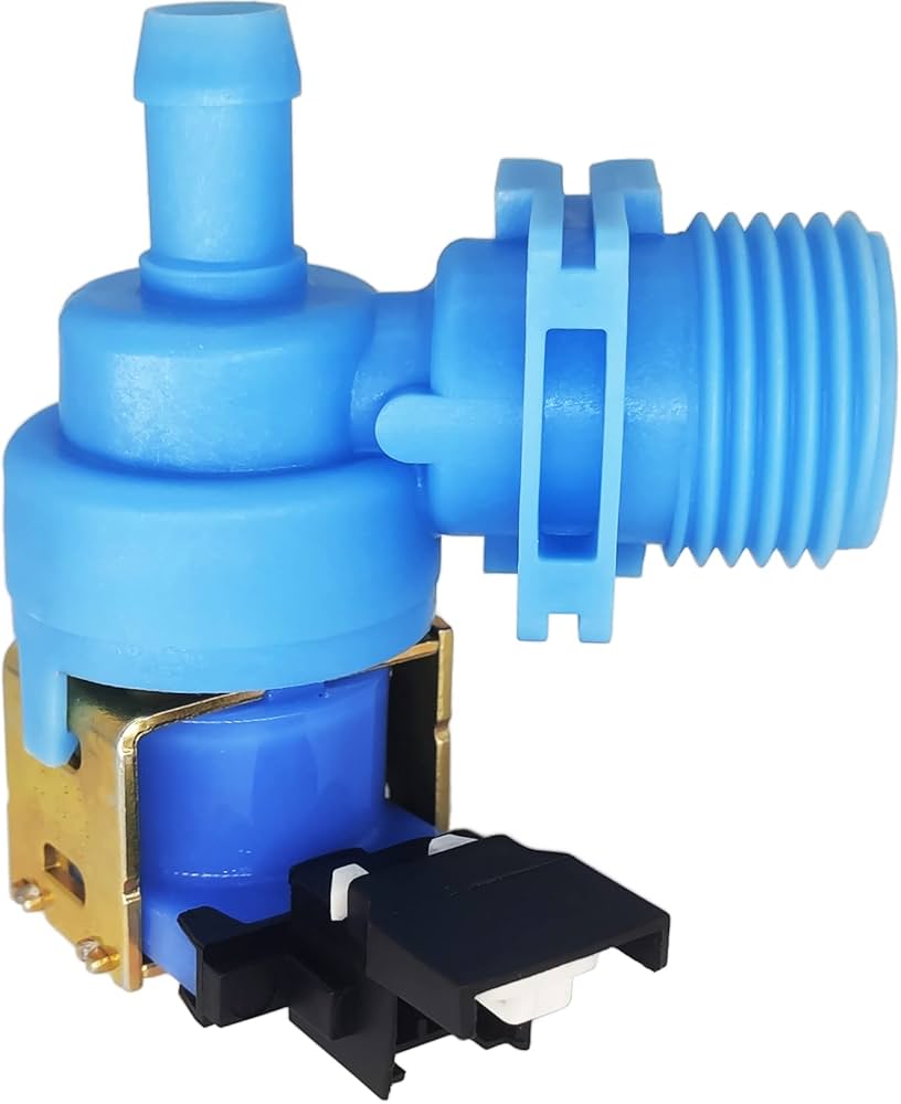 CHOICE MANUFACTURED PARTS Choice Manufactured Parts W10327249 Dishwasher Water Inlet Valve 120V (3/4 inch GHT Inlet / 1/2 inch Push-On Outlet) replaces WPW10327249