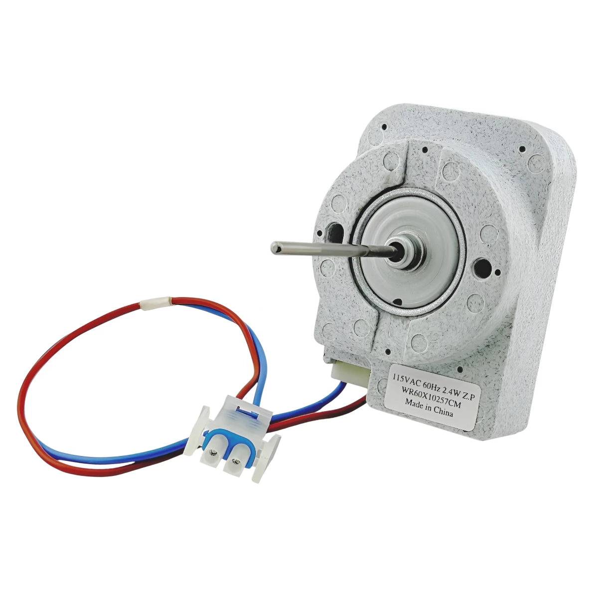 CHOICE MANUFACTURED PARTS Choice Manufactured Parts WR60X10257 Refrigerator Fan Motor 2.4 W (Replacement) WR60X10257CM