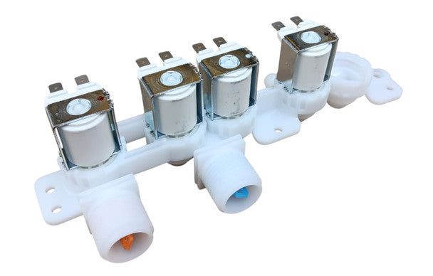 CHOICE MANUFACTURED PARTS Choice Manufactured Parts DC97-15459Q Washing Machine Multi Water Inlet Valve 120V 60Hz (Four Coils) Replacement PS16735204 AP7187126