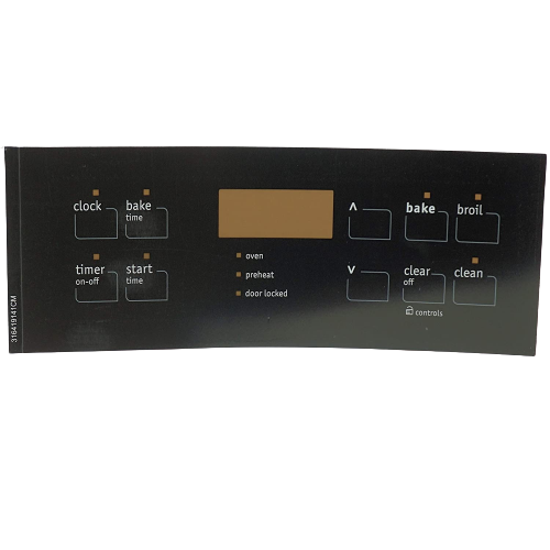 CHOICE MANUFACTURED PARTS Choice Manufactured Parts 316419141 Oven Control Overlay (9 x 7 x 2 inches) Replaces AP4561566 PS2581771