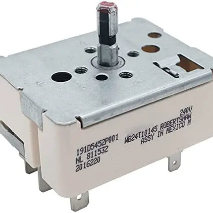CHOICE MANUFACTURED PARTS Choice Manufactured Parts WB24T10145 Infinite Control Switch 240V (6-inch) AP4343845