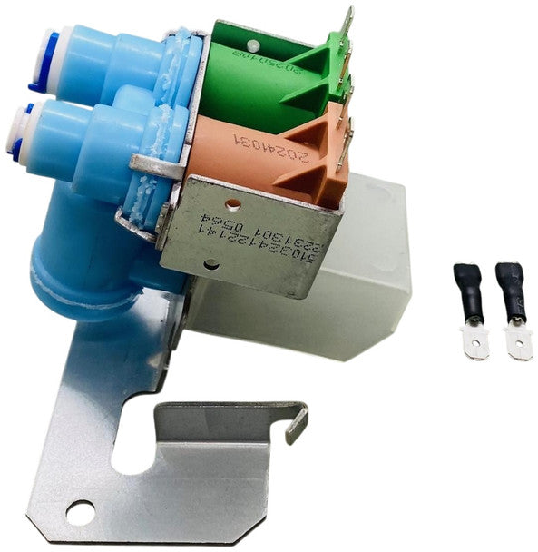 CHOICE MANUFACTURED PARTS Choice Manufactured Parts WR57X10051 Dual Refrigerator Water Valve 120V (1/4 inches Screw-On Inlet) Replaces WR57X10051