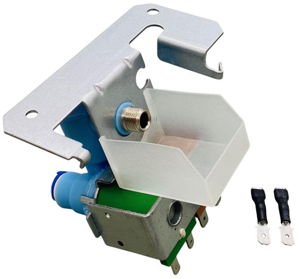CHOICE MANUFACTURED PARTS Choice Manufactured Parts WR57X10051 Dual Refrigerator Water Valve 120V (1/4 inches Screw-On Inlet) Replaces WR57X10051