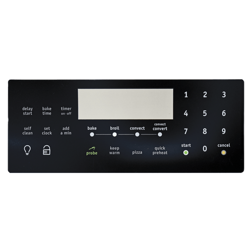 CHOICE MANUFACTURED PARTS Choice Manufactured Parts 316419828 Oven Control Overlay 28-Button (Replacement 316419828CM)