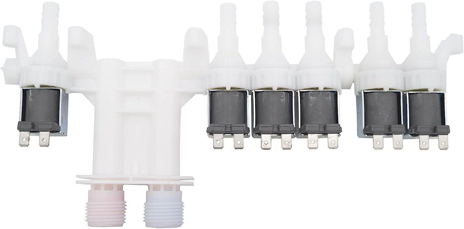 CHOICE MANUFACTURED PARTS Choice Manufactured Parts WH13X10059 Water Inlet Solenoid Valve Electric (Six-Coil) WH13X10059CM