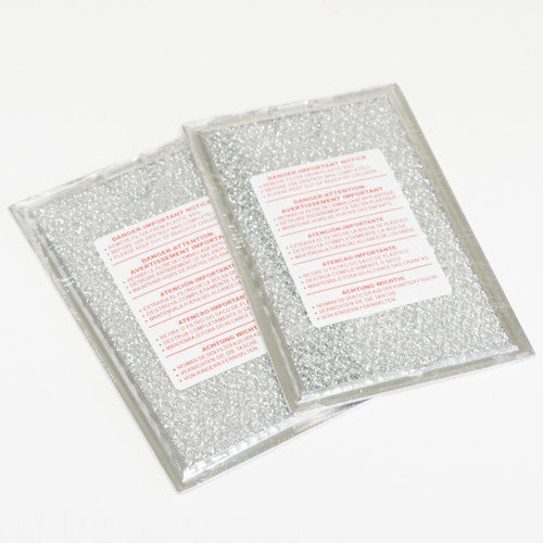 CHOICE MANUFACTURED PARTS Choice Manufactured Parts 5304509444 Microwave Hood Grease Filter 5 x 7-5/8 x 3/32 2 Pack Replaces 5304509444