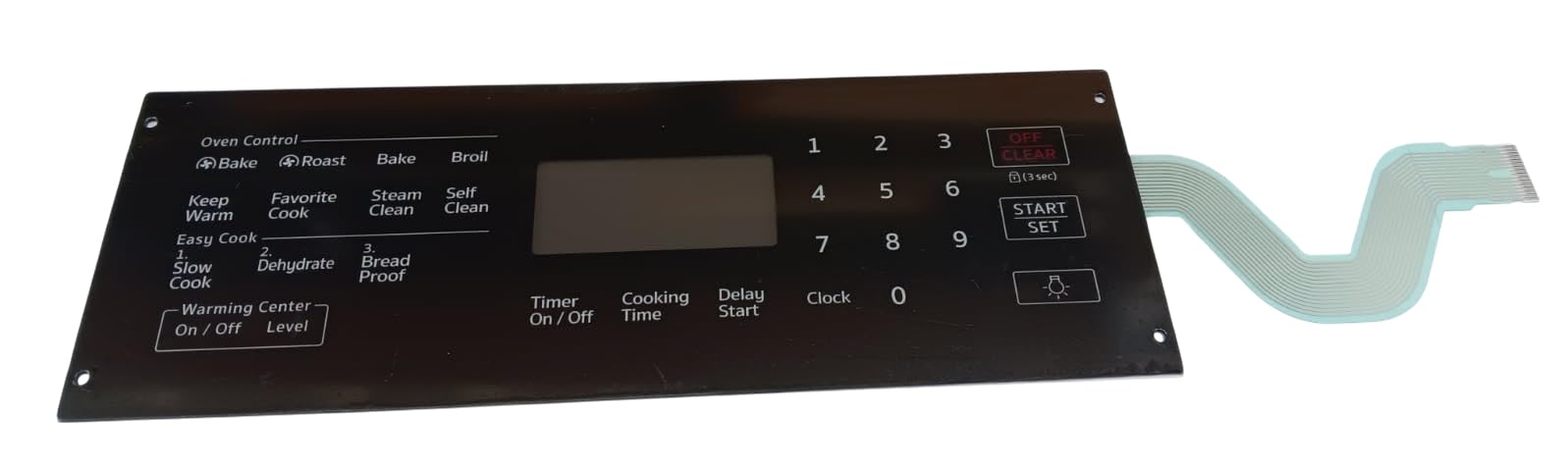 CHOICE MANUFACTURED PARTS Choice Manufactured Parts DG34-00030A Range Oven Membrane Switch Control Panel (30-Button) AP5967636