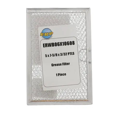 EXACT REPLACEMENT PARTS Exact Replacement Parts WB06X10608 Grease Filter for GE 7.63 x 5 x 0.09 in (Replaces 5304478913)