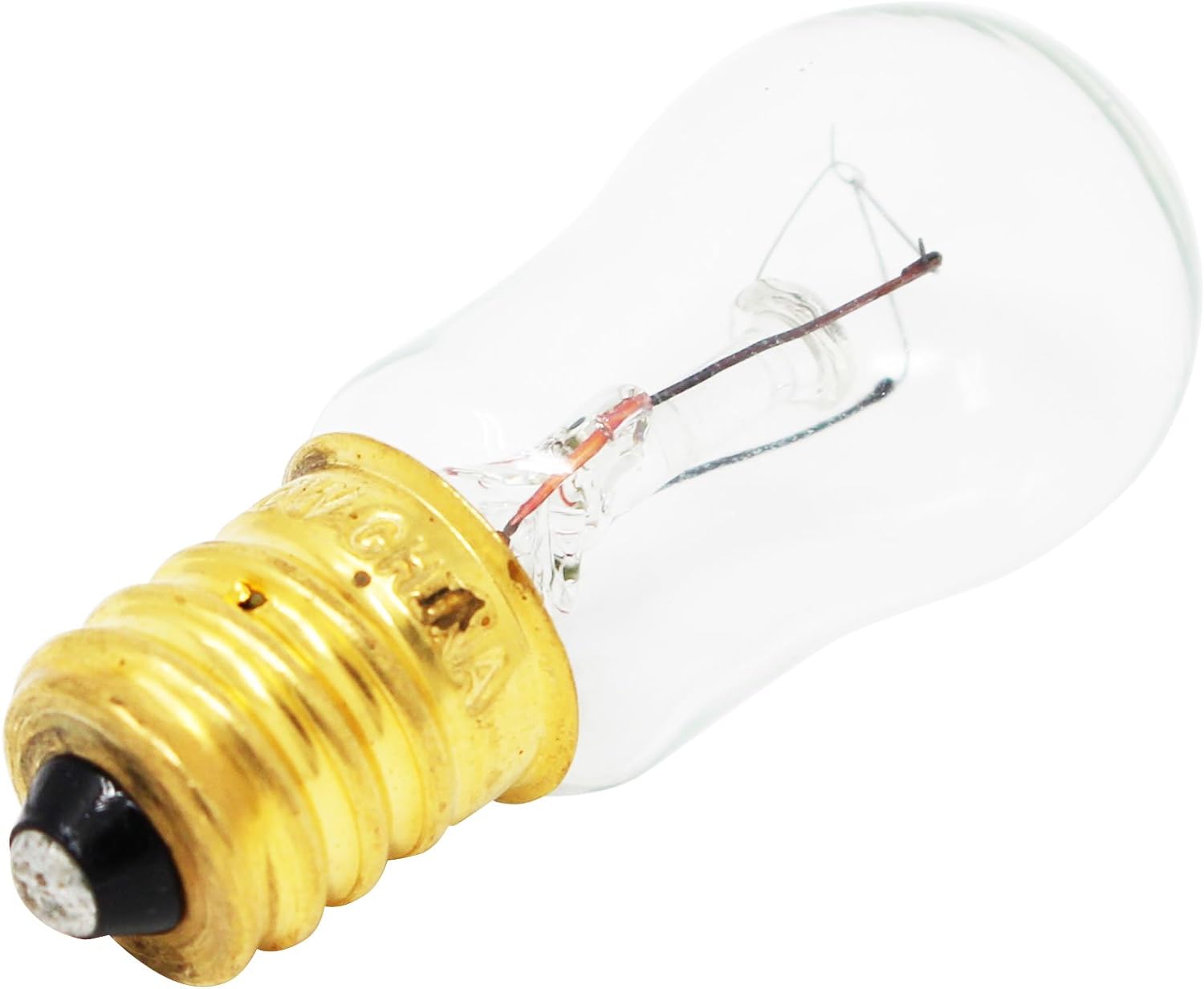 EXACT REPLACEMENT PARTS Exact Replacement Parts WR01X37886 Refrigerator Dispenser Light Bulb 6 Watt (1-7/8 Inch) Replaces WR02X12208