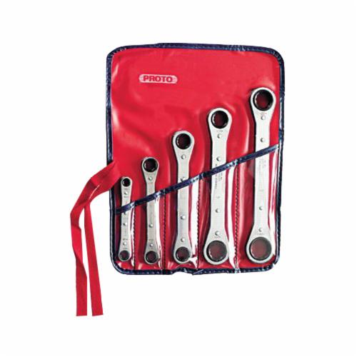 PROTO Proto J1190A Ratcheting Box Wrench Set 5-Piece (1/4 to 3/4 in)