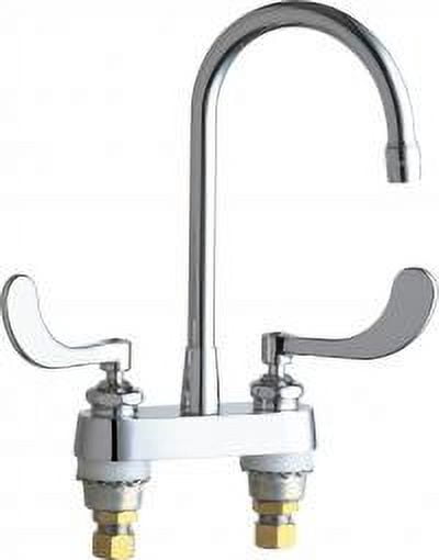 CHICAGO FAUCETS Chicago Faucets 895-317E73-RGD2AB Deck-Mounted Manual Faucet 1.0 GPM (4 inches Centers)