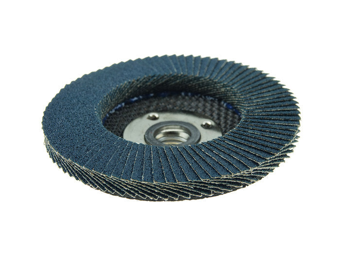 WEILER Weiler 31392 Wolverine Flap Disc (4-1/2 in, Type 27, 80 Grit, 5/8-11 Nut)