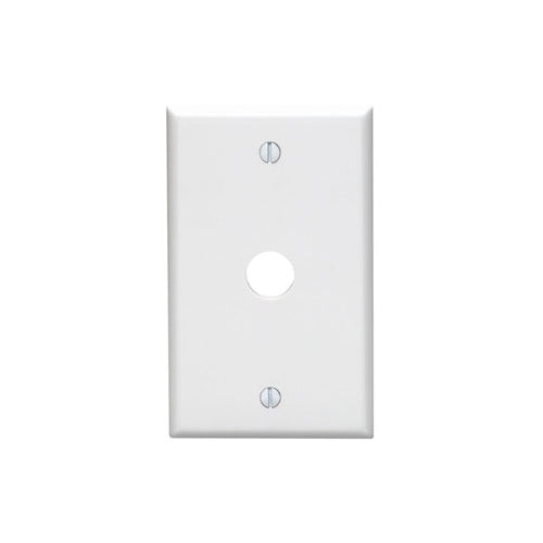 LEVITON Leviton 88017 1-Gang .625-Inch Hole Telephone/Cable Wallplate Thermoset Box Mount (Standard Size)
