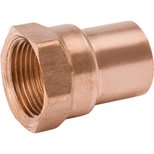 MUELLER STREAMLINE Mueller Streamline W 01230 1/2 C x 3/4 F Adapter (1/2 x 3/4) WC-402