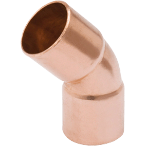 MUELLER STREAMLINE Mueller Streamline W 03050 Copper Elbow 45 Short (1-3/8 inches OD)