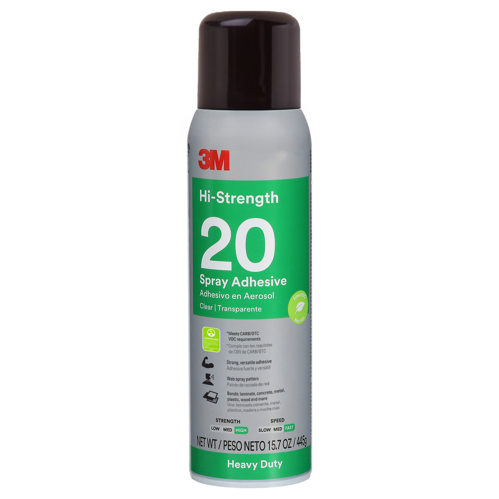 3M 3M 7100413933 Heavy Duty Spray Adhesive 20 16 fl oz (12/Case)