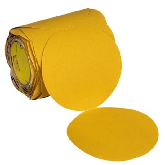 3M 3M 7100363506 Stikit Gold abrasive disc roll 5 in (125 mm) 120 grit 100 discs/roll 6 rolls/case