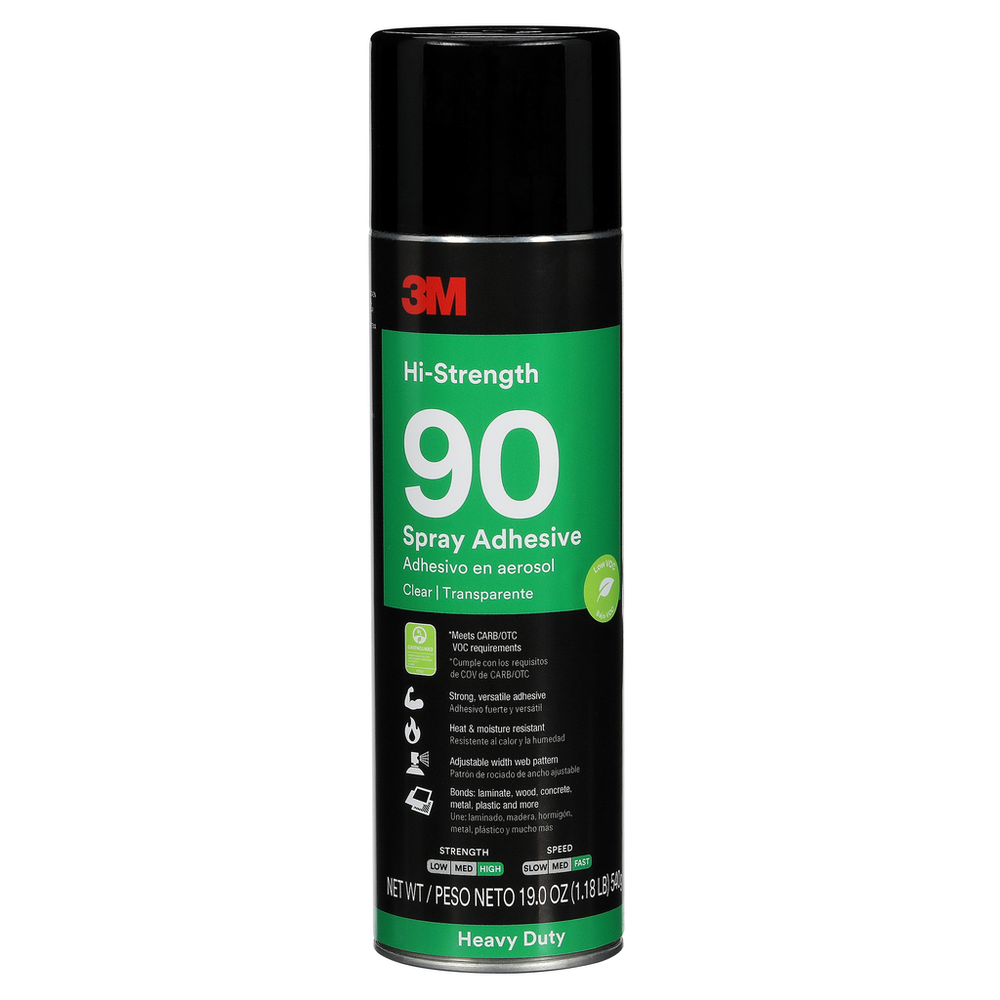 3M 3M 7100409951 Hi-Strength Spray Adhesive 90 24 fl oz 12 Can Case