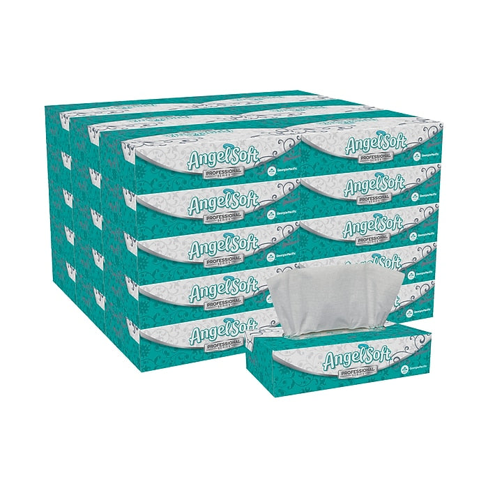 ANGEL SOFT Angel Soft 48580 Prem Facial Tissue 2-Ply (30/Case)