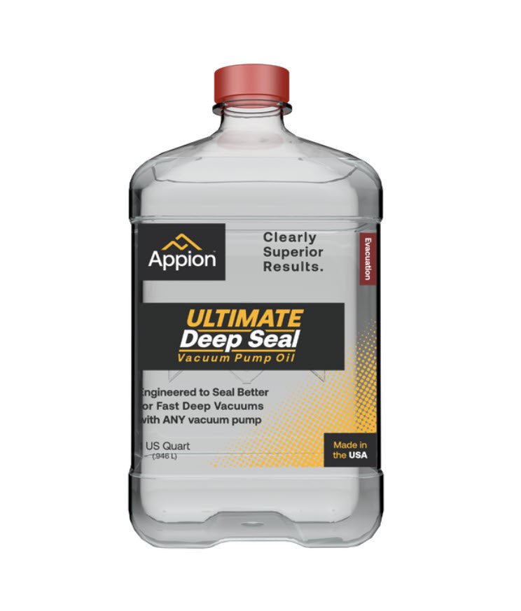 APPION TOOLS Appion Tools TZMQRT Vacuum Pump Oil 1 Qt (6-Pack)