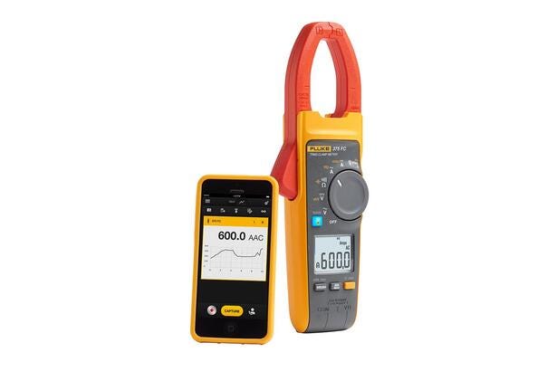 FLUKE Fluke 5065976 375 FC True-RMS AC/DC Clamp Meter 600 A (34 mm Jaw)