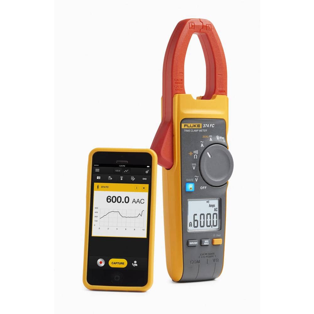FLUKE Fluke 5065983 374 FC True-RMS AC/DC clamp meter 600 A (34 mm) replacement 4696001