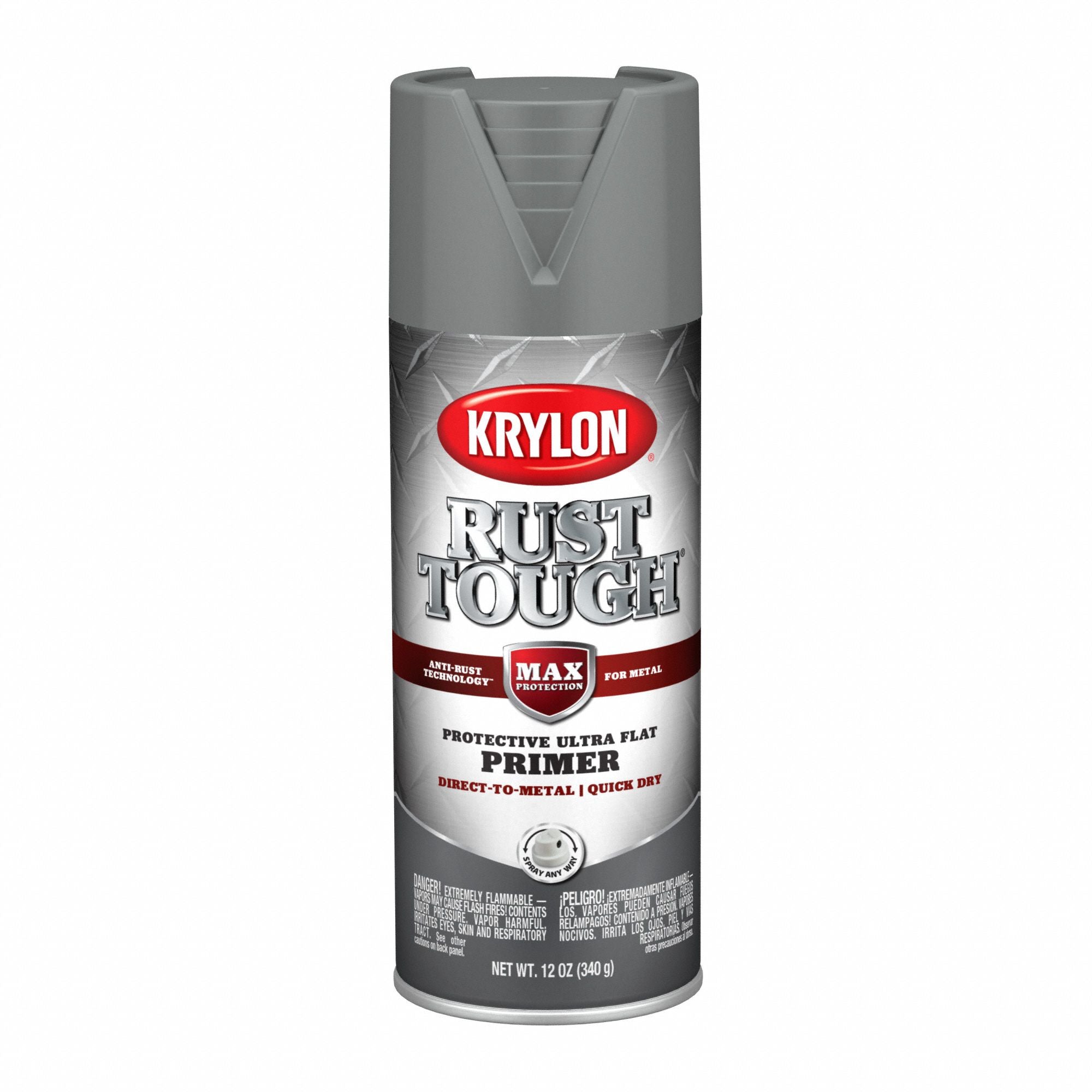 KRYLON Krylon K09205008 Rust Tough All-Purpose Spray Paint Primer 12 Oz K09205008