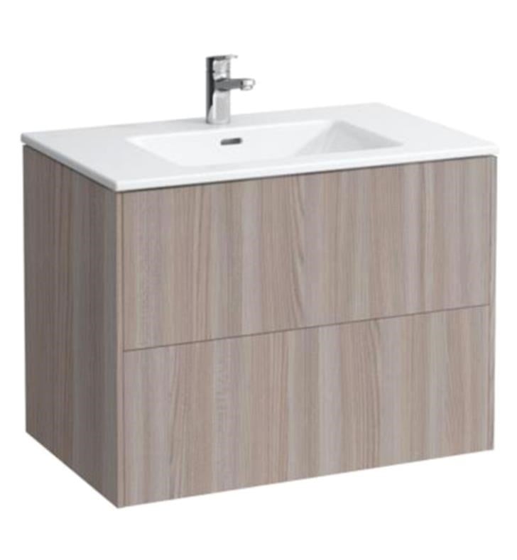 LAUFEN Laufen H8649612601041 Combipack 800 mm Slim washbasin with Base vanity unit 2 drawers