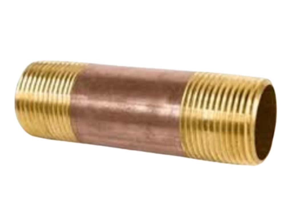 MIDLAND METAL Midland Metal 40062 12 x 2 Brass Nipple (2 in) 40-062