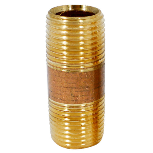 MIDLAND METAL Midland Metal 40062 12 x 2 Brass Nipple (2 in) 40-062