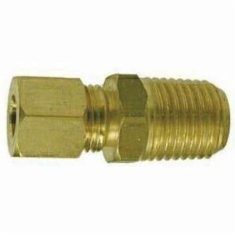 MIDLAND METAL Midland Metal 18180 Brass 1/4 x 1/4 Comp x MIP Adapter (Pack of 10)