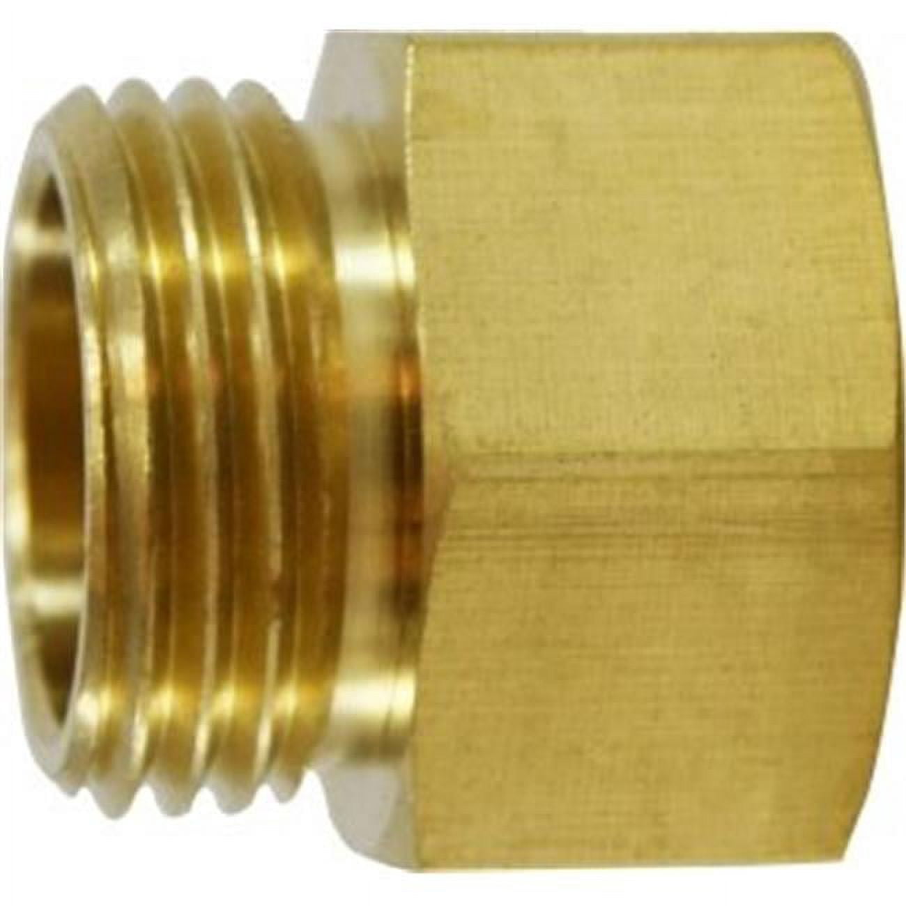 MIDLAND METAL Midland Metal 30073 Brass 3/4 x 3/4 MGH x FIP Adapter (Pack of 10)