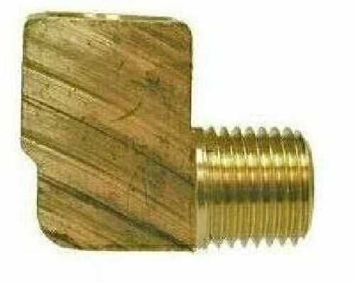 MIDLAND METAL Midland Metal 28158 Brass 3/8 MIP x FIP BS Street Elbow Pack of 10