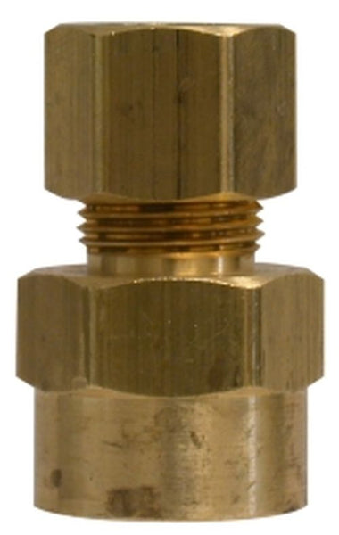 MIDLAND METAL Midland Metal 18152 Adapter 3/8 in compression x 1/8 in FNPTF (3/8 x 1/8 Comp x FIP Adapter)