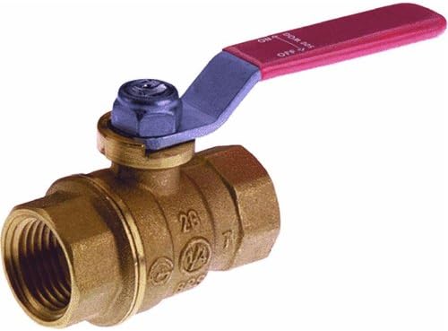MUELLER STREAMLINE Mueller Streamline 107-406NL Ball Valve Forged Brass Full Port (1-1/4 in FIP)