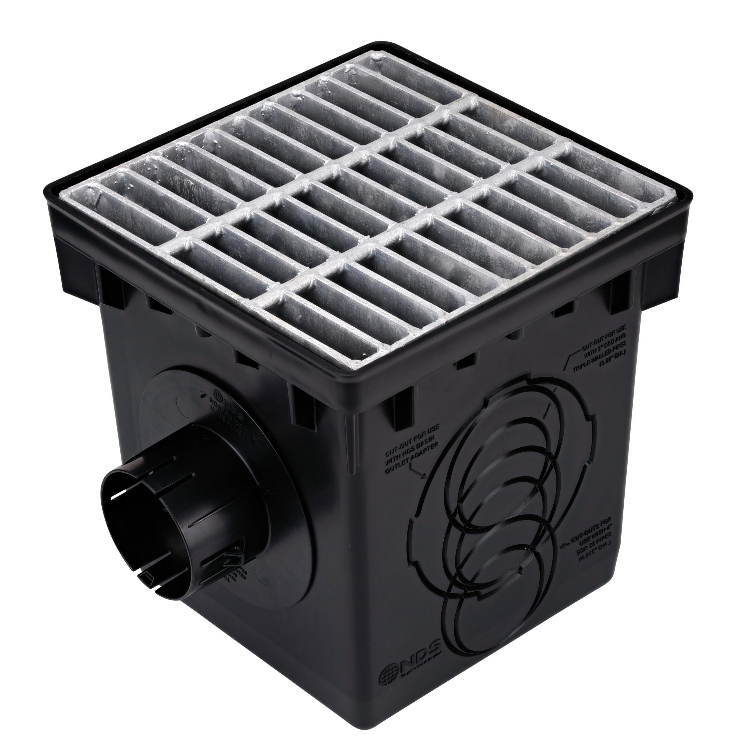 NDS Nds 1200MTLKIT 12 in. Square Catch Basin Kit (12 in.)